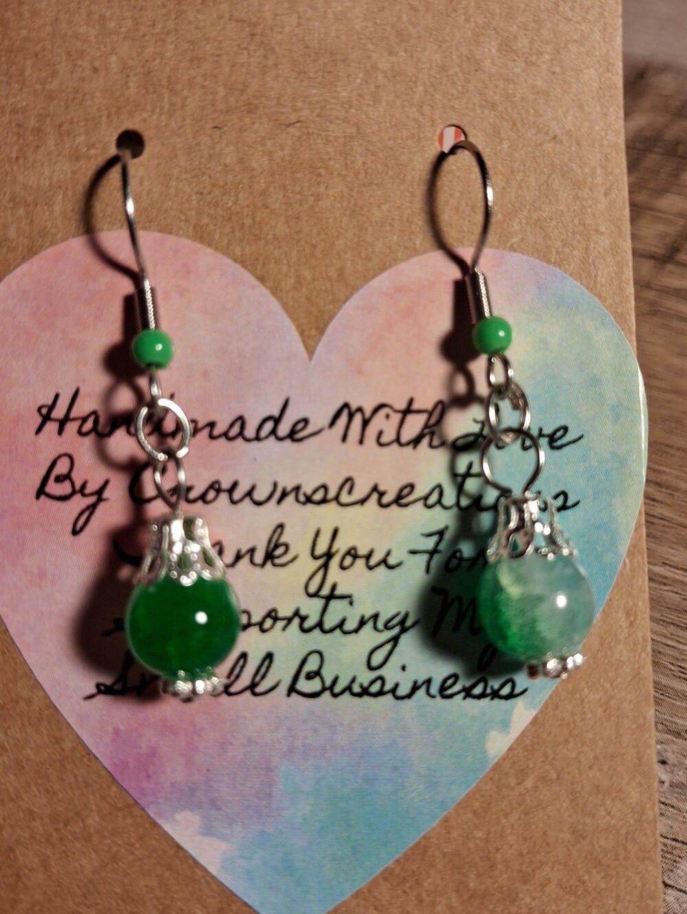 Handmade Stainless Steel Earrings